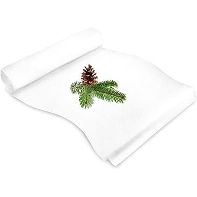com-four ® Sneeuwmat voor kerstdecoratie, kunstsneeuw com-four ® Sneeuwmat voor kerstdecoratie, kunstsneeuw