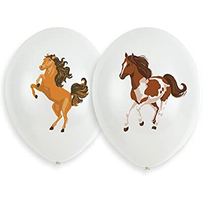 amscan 6 latexballonnen, pony, paarden, bloemen, 27,5 cm amscan 6 latexballonnen, pony, paarden, bloemen, 27,5 cm
