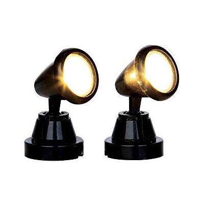 Lemax Christmas Village, Round Spot Light B/O 2 stuks Lemax Christmas Village, Round Spot Light B/O 2 stuks