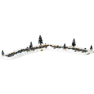 Lemax Bach 11 stuks dorpsdecoratie, meerkleurig, 10 cm Lemax Bach 11 stuks dorpsdecoratie, meerkleurig, 10 cm