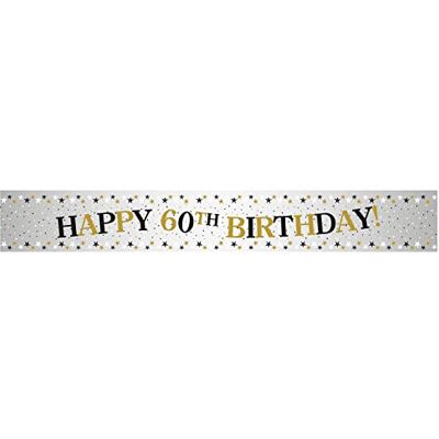 amscan 9913793 verjaardagsbanner voor de 60e verjaardag goud amscan 9913793 verjaardagsbanner voor de 60e verjaardag goud