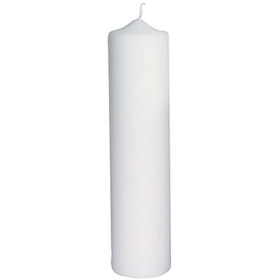 Rayher stompkaars om te decoreren, 100% paraffine, 25 cm x 6 cm, wit, 3119200 Rayher stompkaars om te decoreren, 100% paraffine, 25 cm x 6 cm, wit, 3119200