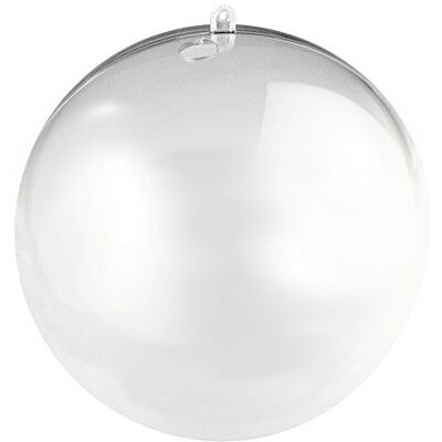 Rayher Geperforeerde kunststof bal in een set van 1 transparante bal van 16 cm voor kerstdecoratie, bruiloft en co. kerstbal met een gat van 15 mm voor kristallen led-kettingen Rayher Geperforeerde kunststof bal in een set van 1 transparante bal van 16 cm voor kerstdecoratie, bruiloft en co. kerstbal met een gat van 15 mm voor kristallen led-kettingen