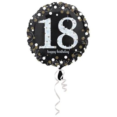 amscan Anagram 3323901 ballon 18e verjaardag 45,7 cm rond goud glanzend amscan Anagram 3323901 ballon 18e verjaardag 45,7 cm rond goud glanzend
