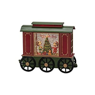 Konstsmide 4278-000 Wagon led-lantaarn met 5 uur timer, 1 warmwitte diode, werkt op batterijen en USB, binnen Konstsmide 4278-000 Wagon led-lantaarn met 5 uur timer, 1 warmwitte diode, werkt op batterijen en USB, binnen