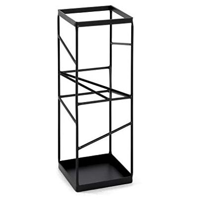 HAKU Paraplustandaard, zwart, metaal, afmetingen: B 17 x H 49 x D 17 cm, stijl: modern HAKU Paraplustandaard, zwart, metaal, afmetingen: B 17 x H 49 x D 17 cm, stijl: modern