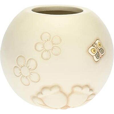 THUN ® Elegante pot met vlinder en bloemen THUN ® Elegante pot met vlinder en bloemen
