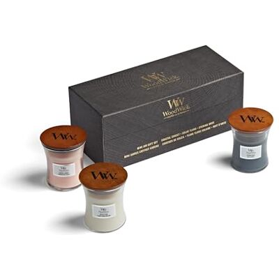 WoodWick Geurkaars Deluxe Geschenkset Mini Bloemen 3 x 85 g WoodWick Geurkaars Deluxe Geschenkset Mini Bloemen 3 x 85 g