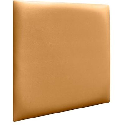 DHOME Gevoerde panelen van kunstleer, akoestische muurstickers, schokbescherming, hoofdeinde, decoratie voor huis, slaapkamer (goud, 60 x 60 cm) DHOME Gevoerde panelen van kunstleer, akoestische muurstickers, schokbescherming, hoofdeinde, decoratie voor huis, slaapkamer (goud, 60 x 60 cm)