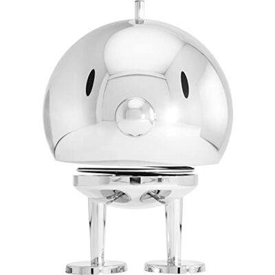 Hoptimist Scandinavisch design Classic Medium Bumble Hoogte: 10,5 cm Zilver/chroom Deco Cadeau-idee Hoptimist Scandinavisch design Classic Medium Bumble Hoogte: 10,5 cm Zilver/chroom Deco Cadeau-idee