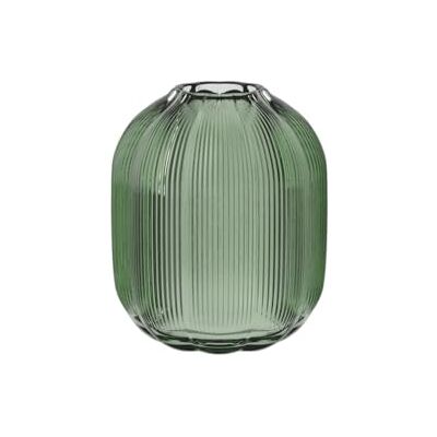 Villeroy & Boch Groene bloemenvaas, vaatwasmachinebestendig, tafel, mondgeblazen, handgemaakt, decoratief glas Villeroy & Boch Groene bloemenvaas, vaatwasmachinebestendig, tafel, mondgeblazen, handgemaakt, decoratief glas
