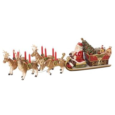 Villeroy & Boch Christmas Toys Memory Speeldoos"Kerstslee" porselein, kleurrijk Villeroy & Boch Christmas Toys Memory Speeldoos"Kerstslee" porselein, kleurrijk