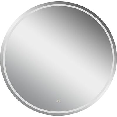 ART Led-badkamerspiegel, rond, 60 cm, met touch-schakelaar en anti-condens-verwarmingsmat, IP44, wandspiegel met verlichting, gemaakt in Polen ART Led-badkamerspiegel, rond, 60 cm, met touch-schakelaar en anti-condens-verwarmingsmat, IP44, wandspiegel met verlichting, gemaakt in Polen