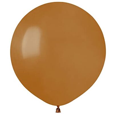 Ciao Set van 25 hoogwaardige natuurlijke latexballonnen G150 (Ø 48 cm / 19 inch) mokka bruin Ciao Set van 25 hoogwaardige natuurlijke latexballonnen G150 (Ø 48 cm / 19 inch) mokka bruin