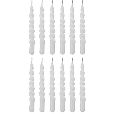 Bloomingville Twist Candles 82055502-11 cm wit Bloomingville Twist Candles 82055502-11 cm wit