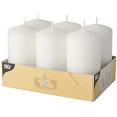 PAPSTAR +Kaars+cilindrisch%2C+diam%C2%8Atre%3A+60+mm%2C+wit PAPSTAR +Kaars+cilindrisch%2C+diam%C2%8Atre%3A+60+mm%2C+wit