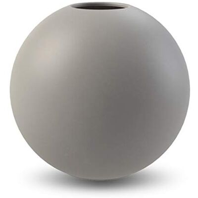 Cooee Design Keramische bolvaas, grijs, 20 cm Cooee Design Keramische bolvaas, grijs, 20 cm
