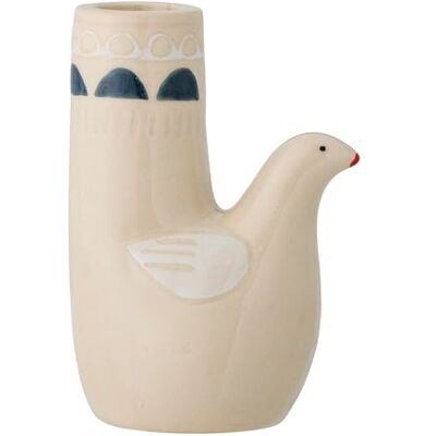 Bloomingville Trudy Collection Kaarsenhouder in g, wit, handbeschilderd, uniek vogelmotief, ideaal voor decoratie van het huis, geschikt voor kaarsen met een diameter van 2,2 cm 8,5 x 11,5 cm Bloomingville Trudy Collection Kaarsenhouder in g, wit, handbeschilderd, uniek vogelmotief, ideaal voor decoratie van het huis, geschikt voor kaarsen met een diameter van 2,2 cm 8,5 x 11,5 cm