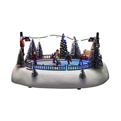 Konstsmide Skzenerie 4254-000 led-schaatsen met muziek, selecteerbare energiefunctie, 12 kleurrijke diodes, werkt op batterijen en USB, binnen, zwarte kabel, 3 x AA 1,5 V batterijen (niet meegeleverd) Konstsmide Skzenerie 4254-000 led-schaatsen met muziek, selecteerbare energiefunctie, 12 kleurrijke diodes, werkt op batterijen en USB, binnen, zwarte kabel, 3 x AA 1,5 V batterijen (niet meegeleverd)