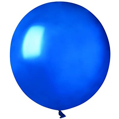 Ciao 25 stuks parelmoerballonnen van hoogwaardig natuurlijk latex G150 (Ø 48 cm) parelblauw Ciao 25 stuks parelmoerballonnen van hoogwaardig natuurlijk latex G150 (Ø 48 cm) parelblauw