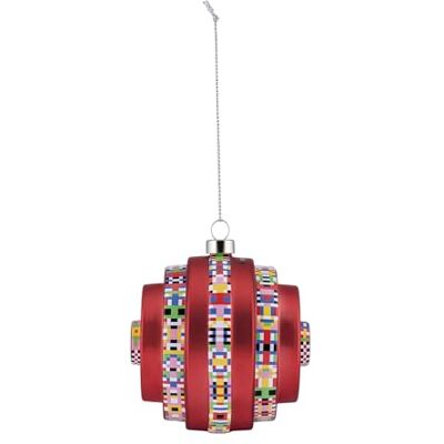 Alessi Boog ESA06 6 Design kerstdecoratie van mondgeblazen en met de hand versierd glas Alessi Boog ESA06 6 Design kerstdecoratie van mondgeblazen en met de hand versierd glas