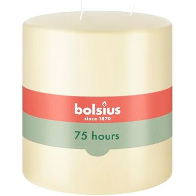 BOLSIUS Multi-Wick Paraffinewaskaars, 15 x 15 cm, ivoorkleurig BOLSIUS Multi-Wick Paraffinewaskaars, 15 x 15 cm, ivoorkleurig