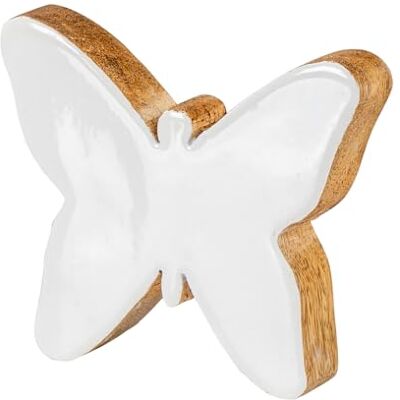 levandeo Vlinder Hout 15 x 15 cm Mango Wit Natuurlijk Bruin Tafeldecoratie Stand Cadeau Decoratie Lente Decoratie levandeo Vlinder Hout 15 x 15 cm Mango Wit Natuurlijk Bruin Tafeldecoratie Stand Cadeau Decoratie Lente Decoratie