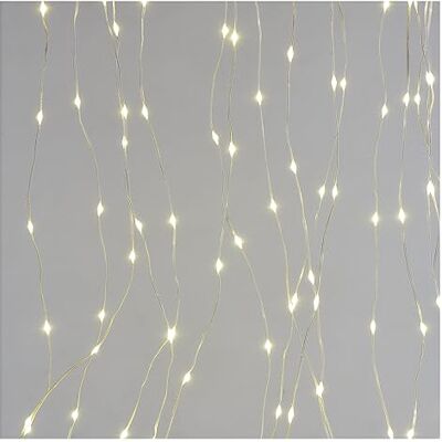 EMOS Lichtgordijn, 400 leds, kerstlichtsnoer, 2,9 m lang + 3 m stroomkabel, 8 verlichtingsmodi, voor feestjes, Kerstmis, warm wit, IP44, voor binnen en buiten EMOS Lichtgordijn, 400 leds, kerstlichtsnoer, 2,9 m lang + 3 m stroomkabel, 8 verlichtingsmodi, voor feestjes, Kerstmis, warm wit, IP44, voor binnen en buiten