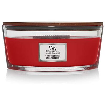 WoodWick Ellipse Crimson Berries Candle 453 g WoodWick Ellipse Crimson Berries Candle 453 g