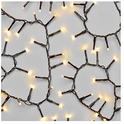 EMOS Led-lichtsnoer, warmwit, voor binnen en buiten, 8 m lang, IP44, met 400 leds, 5 m kabel en voeding, 6 uur timerfunctie, voor feest, Kerstmis EMOS Led-lichtsnoer, warmwit, voor binnen en buiten, 8 m lang, IP44, met 400 leds, 5 m kabel en voeding, 6 uur timerfunctie, voor feest, Kerstmis