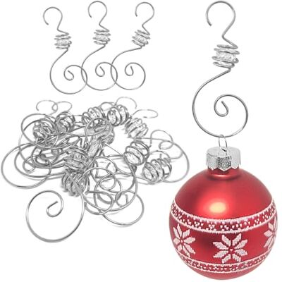 com-four ® 12 x premium balhangers voor kerstboomdecoraties Hangers voor kerstballen perfect voor kerstballen com-four ® 12 x premium balhangers voor kerstboomdecoraties Hangers voor kerstballen perfect voor kerstballen