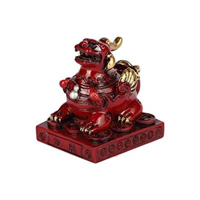 lachineuse Figuur Pi Xiu Feng Shui Draak Leeuw Beeldje 6 x 6 x 7 cm Symbool van Bescherming & Rijkdom Traditionele Chinese Aziatische Decoratie Voor Kantoor, Thuis Rood lachineuse Figuur Pi Xiu Feng Shui Draak Leeuw Beeldje 6 x 6 x 7 cm Symbool van Bescherming & Rijkdom Traditionele Chinese Aziatische Decoratie Voor Kantoor, Thuis Rood