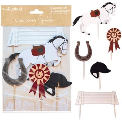 ScrapCooking Cake Toppers Paardrijden Cake Toppers van papier Paard, Hoefijzer, Obstakel Verjaardag Deco 4947 ScrapCooking Cake Toppers Paardrijden Cake Toppers van papier Paard, Hoefijzer, Obstakel Verjaardag Deco 4947