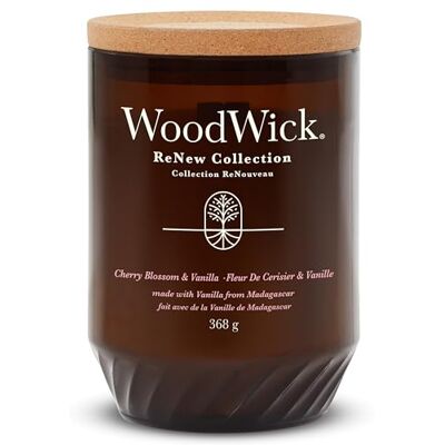 WoodWick Renew Large Candle Cherry Blossom & Vanilla Candle 609 g WoodWick Renew Large Candle Cherry Blossom & Vanilla Candle 609 g