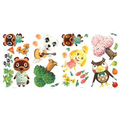 RoomMates Animal Crossing Nintendo herpositioneerbare stickers RoomMates Animal Crossing Nintendo herpositioneerbare stickers