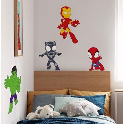 Komar Wandtattoo Spidey and His Amazing Friends Power Group Afmetingen 50 x 70 cm , Kinderkamer, Muurstickers, Wanddecoratie, Muursticker Komar Wandtattoo Spidey and His Amazing Friends Power Group Afmetingen 50 x 70 cm , Kinderkamer, Muurstickers, Wanddecoratie, Muursticker