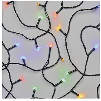 EMOS Meerkleurige led-lichtketting voor binnen en buiten, 8 m lang, IP44, meerkleurig, met 80 leds, 5 m kabel en voeding, 6 uur timerfunctie, party, EMOS Meerkleurige led-lichtketting voor binnen en buiten, 8 m lang, IP44, meerkleurig, met 80 leds, 5 m kabel en voeding, 6 uur timerfunctie, party,