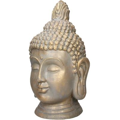 ECD Germany Boeddha Hoofd Standbeeld 74,5 cm Polyresin Bronzen Look Binnen Buiten Decoratie voor Yoga, Reiki, Feng-Shui, Mantra en Siddharta, Home and Garden Meditatie ECD Germany Boeddha Hoofd Standbeeld 74,5 cm Polyresin Bronzen Look Binnen Buiten Decoratie voor Yoga, Reiki, Feng-Shui, Mantra en Siddharta, Home and Garden Meditatie