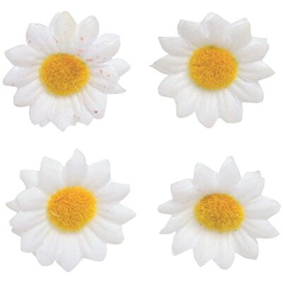 GLOREX 6 3803 594 – madeliefje, wit D = 20 mm/18 stuks GLOREX 6 3803 594 – madeliefje, wit D = 20 mm/18 stuks