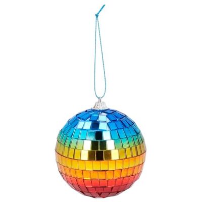 Boland Set van 6 discoballen glanzend Ø ca. 8 cm disco party decoratie Nieuwjaar decoratie Boland Set van 6 discoballen glanzend Ø ca. 8 cm disco party decoratie Nieuwjaar decoratie