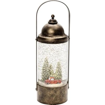 Konstsmide Kerstdecoraties LED sneeuwbal lantaarn boom pick-up vrachtwagen podium / gevuld met water / binnen 5 uur timer / werkt op batterijen: 3 x AA 1,5 V (behalve ) / kerstlantaarn 1 Konstsmide Kerstdecoraties LED sneeuwbal lantaarn boom pick-up vrachtwagen podium / gevuld met water / binnen 5 uur timer / werkt op batterijen: 3 x AA 1,5 V (behalve ) / kerstlantaarn 1