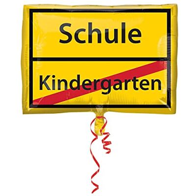 amscan Junior Shape 3582801 folieballon schoolbegin maat 43 x 30 cm amscan Junior Shape 3582801 folieballon schoolbegin maat 43 x 30 cm