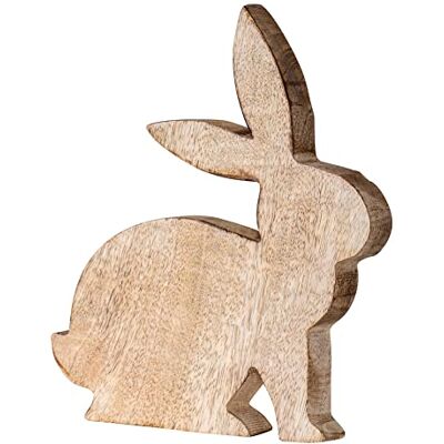 levandeo haas, hoogte 20 cm, mangohout, paashaas, tafeldecoratie, lente, Pasen levandeo haas, hoogte 20 cm, mangohout, paashaas, tafeldecoratie, lente, Pasen