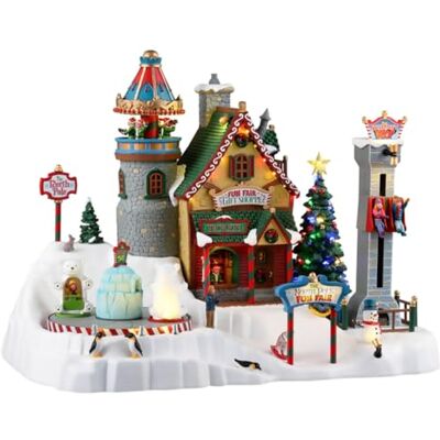 Lemax 35019-UK Santa's Wonderland Sights & Sounds: North Pole Fun Fair Lemax 35019-UK Santa's Wonderland Sights & Sounds: North Pole Fun Fair