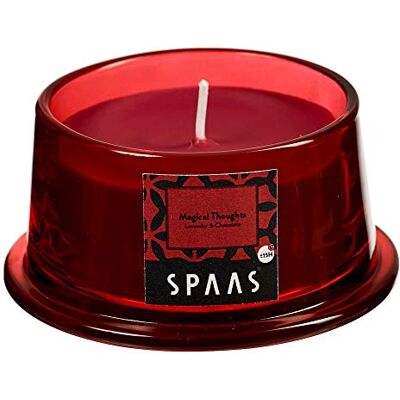 Spaas Geurkaars in laag glas, ± 15 uur Magical Thoughts Spaas Geurkaars in laag glas, ± 15 uur Magical Thoughts