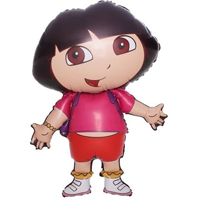 Toyland ® 94 cm (37 inch) Dora Shaped Foil Ballon met Character Feestballonnen voor kinderen Toyland ® 94 cm (37 inch) Dora Shaped Foil Ballon met Character Feestballonnen voor kinderen