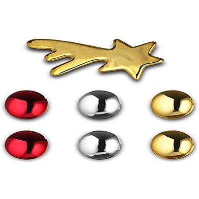 Alessi Bark For Christmas BG06MAGNET set magneten van porselein, 7-delig Alessi Bark For Christmas BG06MAGNET set magneten van porselein, 7-delig