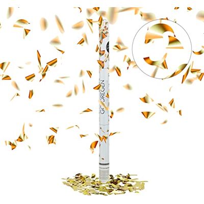 Relaxdays 5 x confettiwerpers 80 cm kanonnen party popper party decoratie bruiloft cadeau verjaardag goud Relaxdays 5 x confettiwerpers 80 cm kanonnen party popper party decoratie bruiloft cadeau verjaardag goud