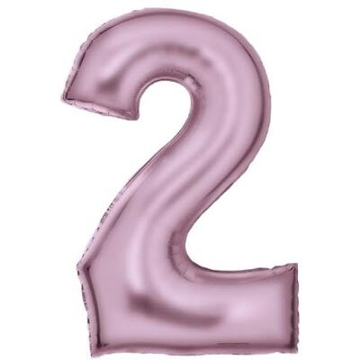 amscan Groot cijfer 2 Zijde Kroonluchter Pastel Roze Opblaasbare Ballon N34 verpakt 86 cm amscan Groot cijfer 2 Zijde Kroonluchter Pastel Roze Opblaasbare Ballon N34 verpakt 86 cm
