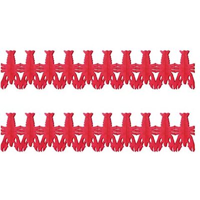 Beistle 2 stuks, 22,9 cm x 35,6 cm, rood Beistle 2 stuks, 22,9 cm x 35,6 cm, rood